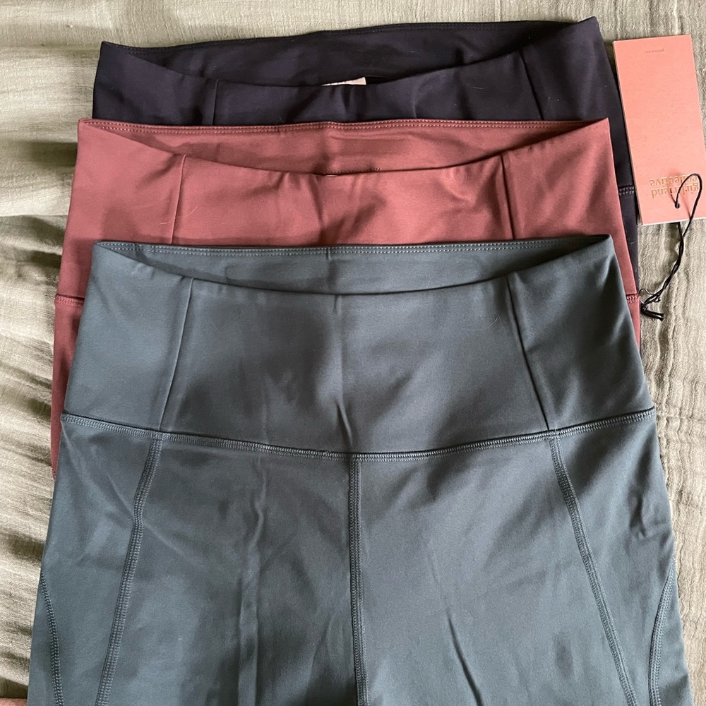 Women’s leggings Girlfriend Collective leggings set of 3 size L